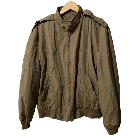 LONDON FOG LIMITED EDITION MEN’S WINTER SPRING BOMBER JACKET ZIP LINER SZ LARGE - Picture 1 of 13